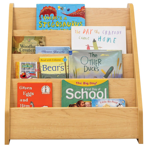 Kids' Book Display Shelf - Maple - Classroom Book Display - Tot Mate Daycare & Preschool Furniture Kids' Book Display Shelf - Maple - Classroom Book Display - Tot Mate Daycare & Preschool Furniture