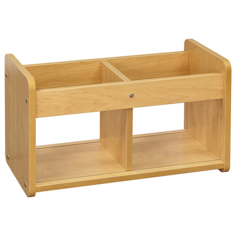 Book/Toy Storage 24" Wide - Book and Toy Organizer - Maple - Tot Mate Book/Toy Storage 24" Wide - Book and Toy Organizer - Maple - Tot Mate