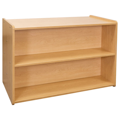Preschool Shelf Storage- Double Sided 46" Wide - Tot Mate Preschool Shelf Storage- Double Sided 46" Wide - Tot Mate