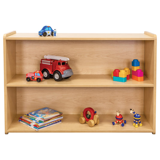 Preschool Shelves - Classroom Storage Shelf Maple - Tot Mate
