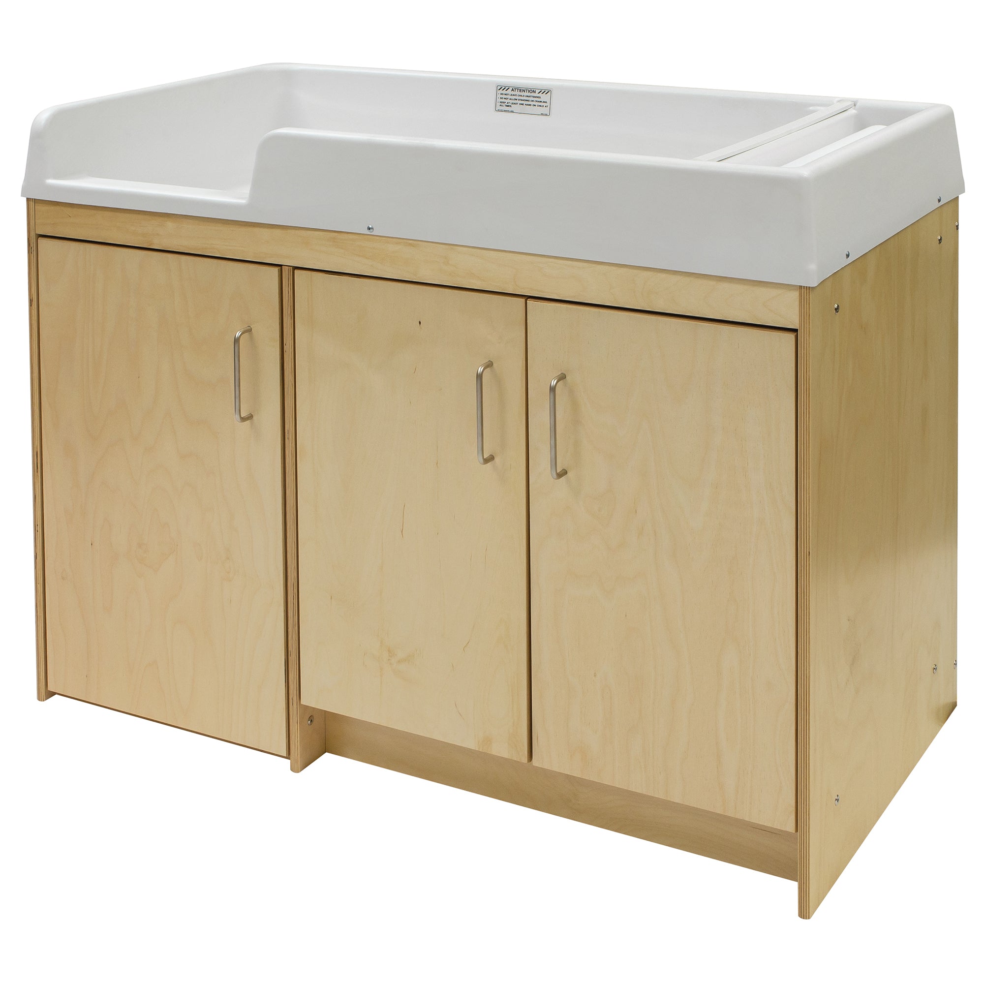 Birch Plywood Infant Changing Table - Tot Mate Birch Plywood Infant Changing Table - Tot Mate
