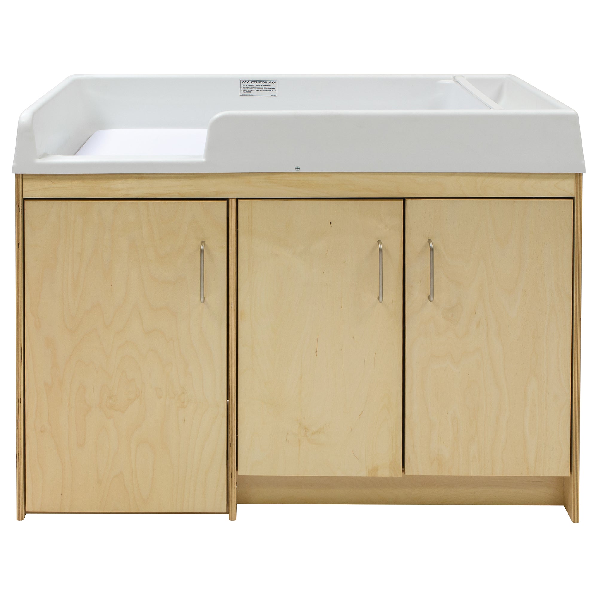 Birch Plywood Infant Changing Table - Tot Mate Birch Plywood Infant Changing Table - Tot Mate