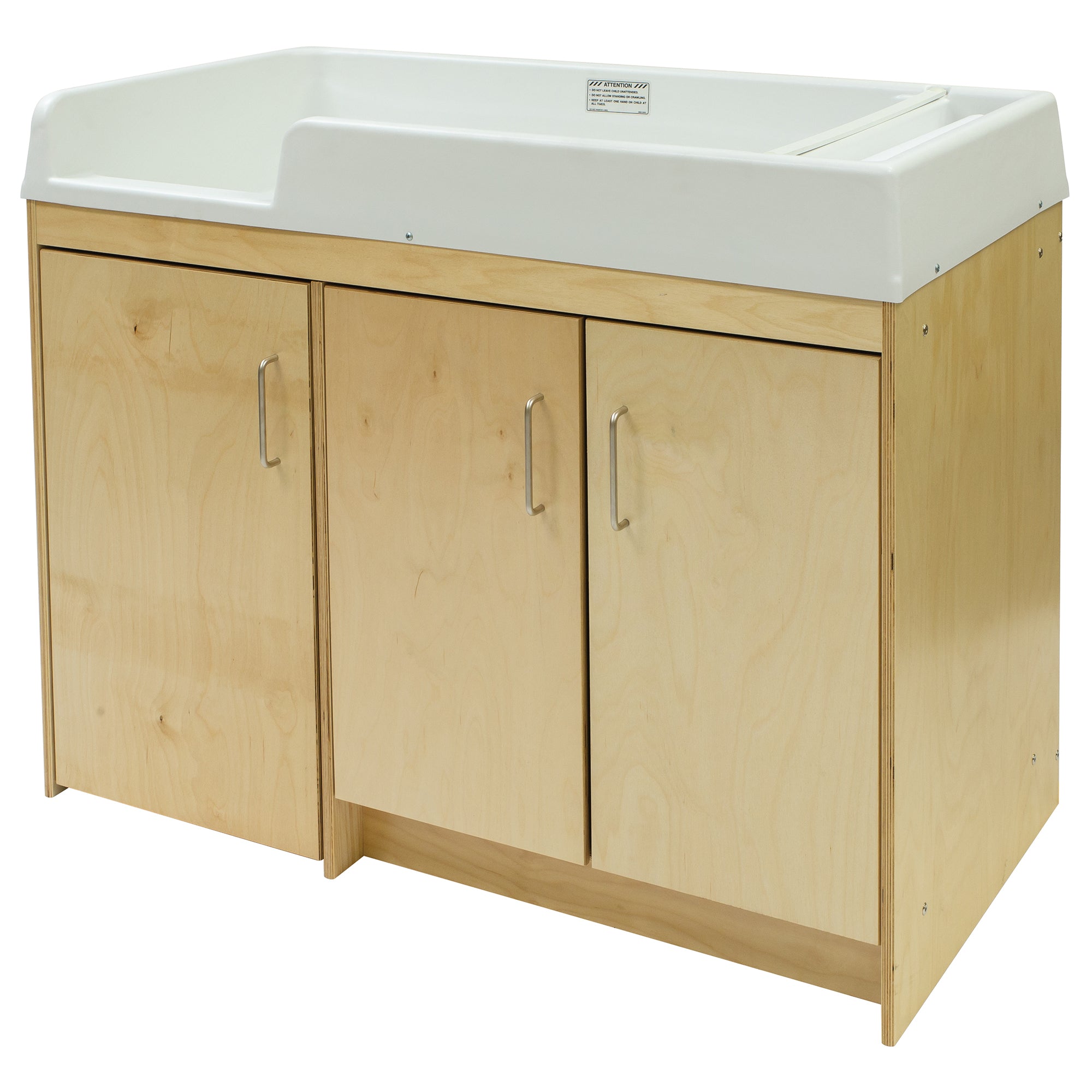 Birch Plywood Toddler Walkup Changing Table - Tot Mate Birch Plywood Toddler Walkup Changing Table - Tot Mate