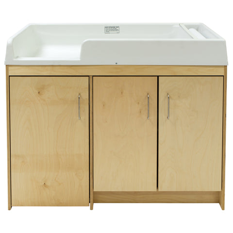 Birch Plywood Toddler Walkup Changing Table - Tot Mate Birch Plywood Toddler Walkup Changing Table - Tot Mate