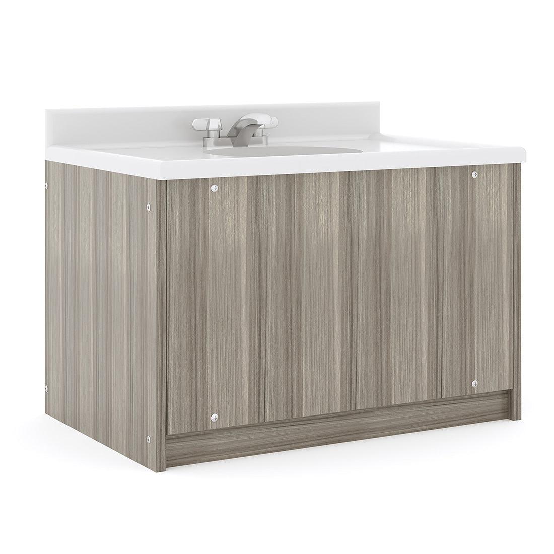 Single Floor Mount Kids Vanity with Sink 31" Wide - Tot Mate Single Floor Mount Kids Vanity with Sink 31" Wide - Tot Mate