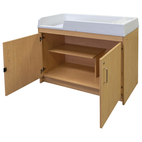 Infant Changing Table 47" Wide - Tot Mate Infant Changing Table 47" Wide - Tot Mate