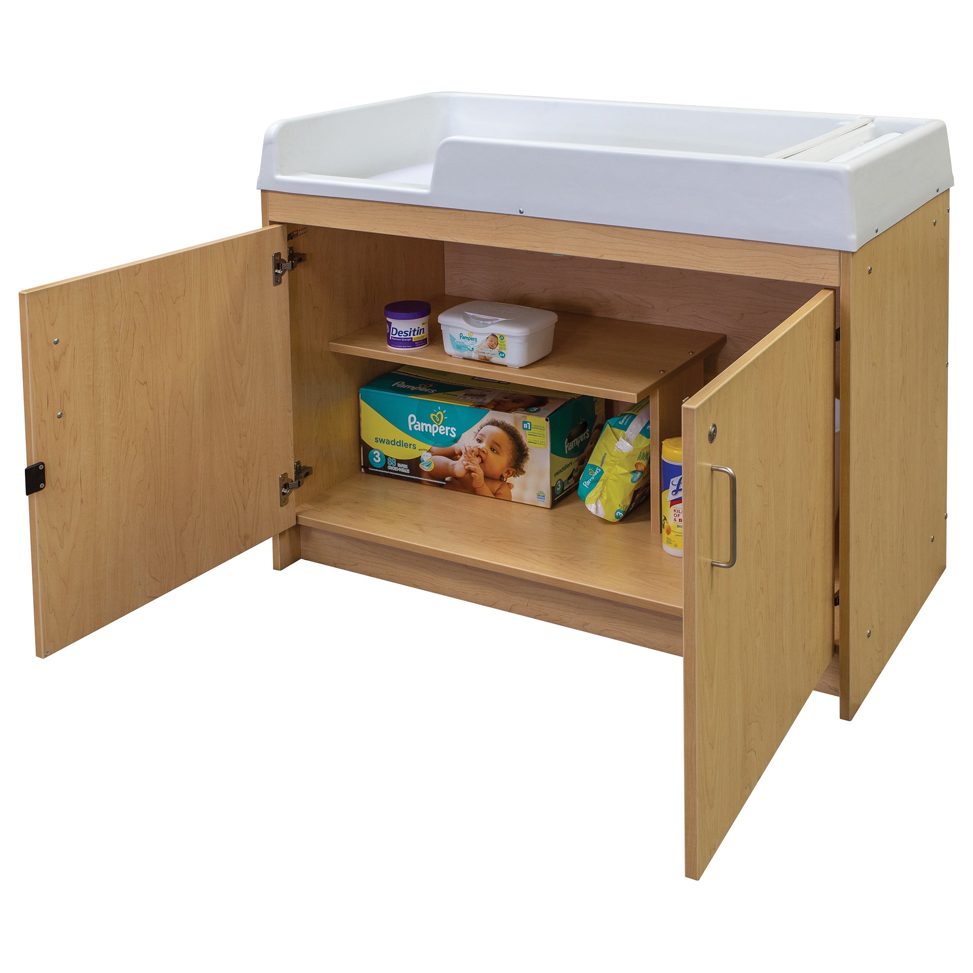 Infant Changing Table 47" Wide - Tot Mate Infant Changing Table 47" Wide - Tot Mate