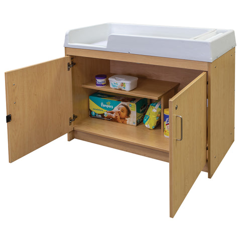 Infant Changing Table 47" Wide - Tot Mate Infant Changing Table 47" Wide - Tot Mate