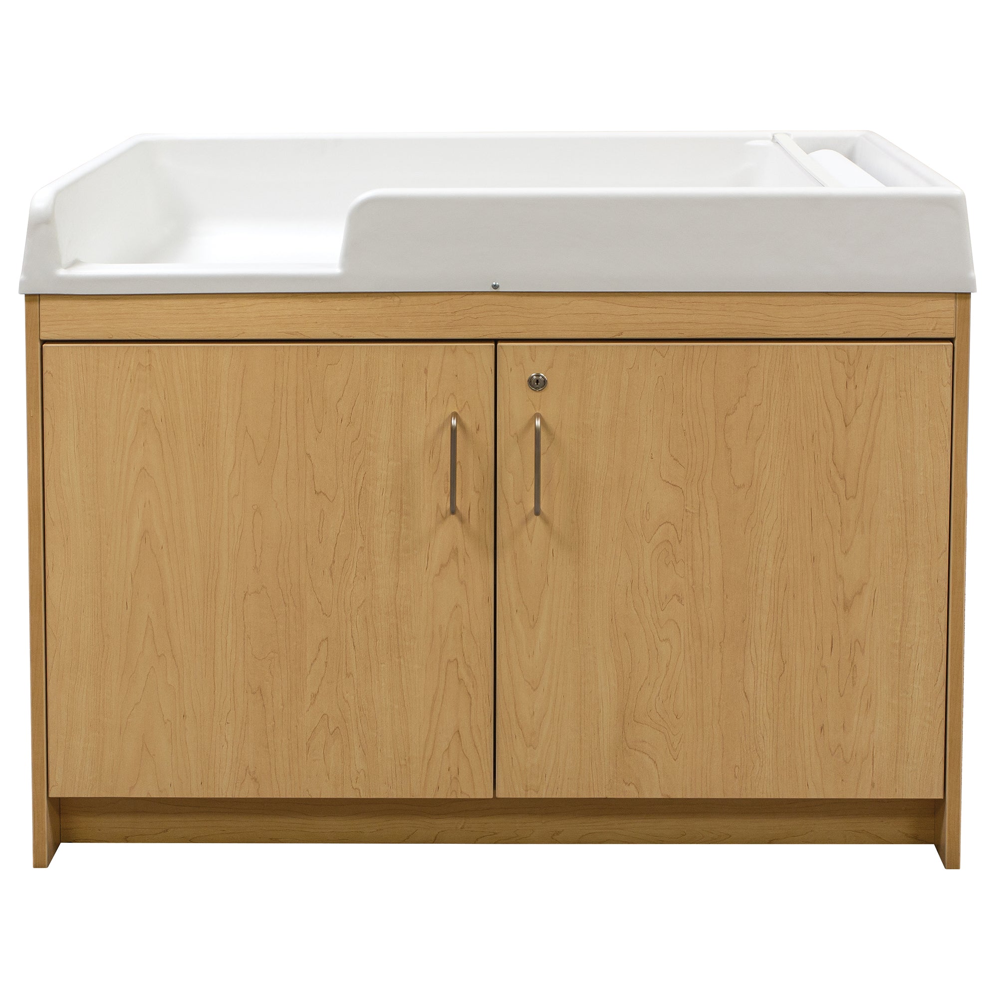 Baby Changing Table with Storage - Maple - Tot Mate Baby Changing Table with Storage - Maple - Tot Mate