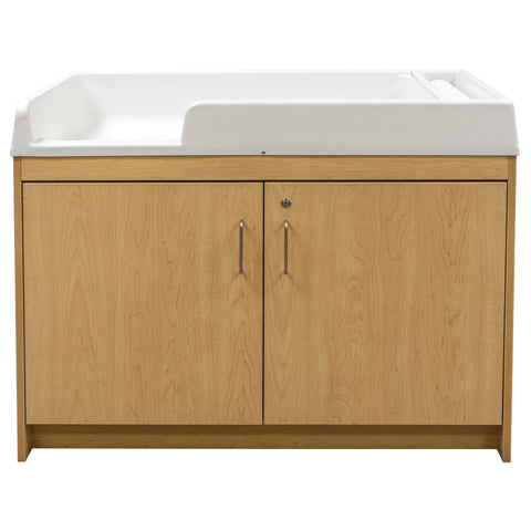 Baby Changing Table with Storage - Maple - Tot Mate Baby Changing Table with Storage - Maple - Tot Mate