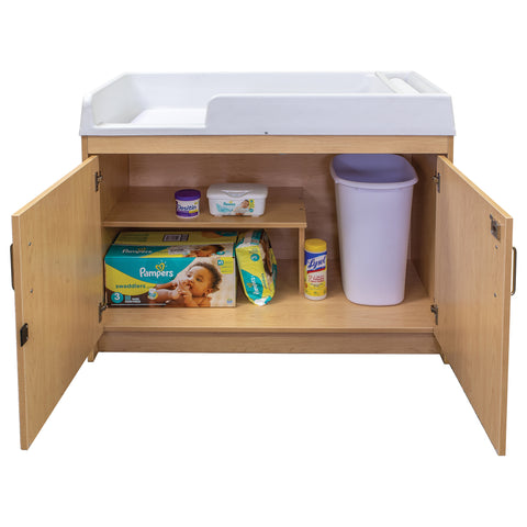 Infant Changing Table 47" Wide - Tot Mate Infant Changing Table 47" Wide - Tot Mate