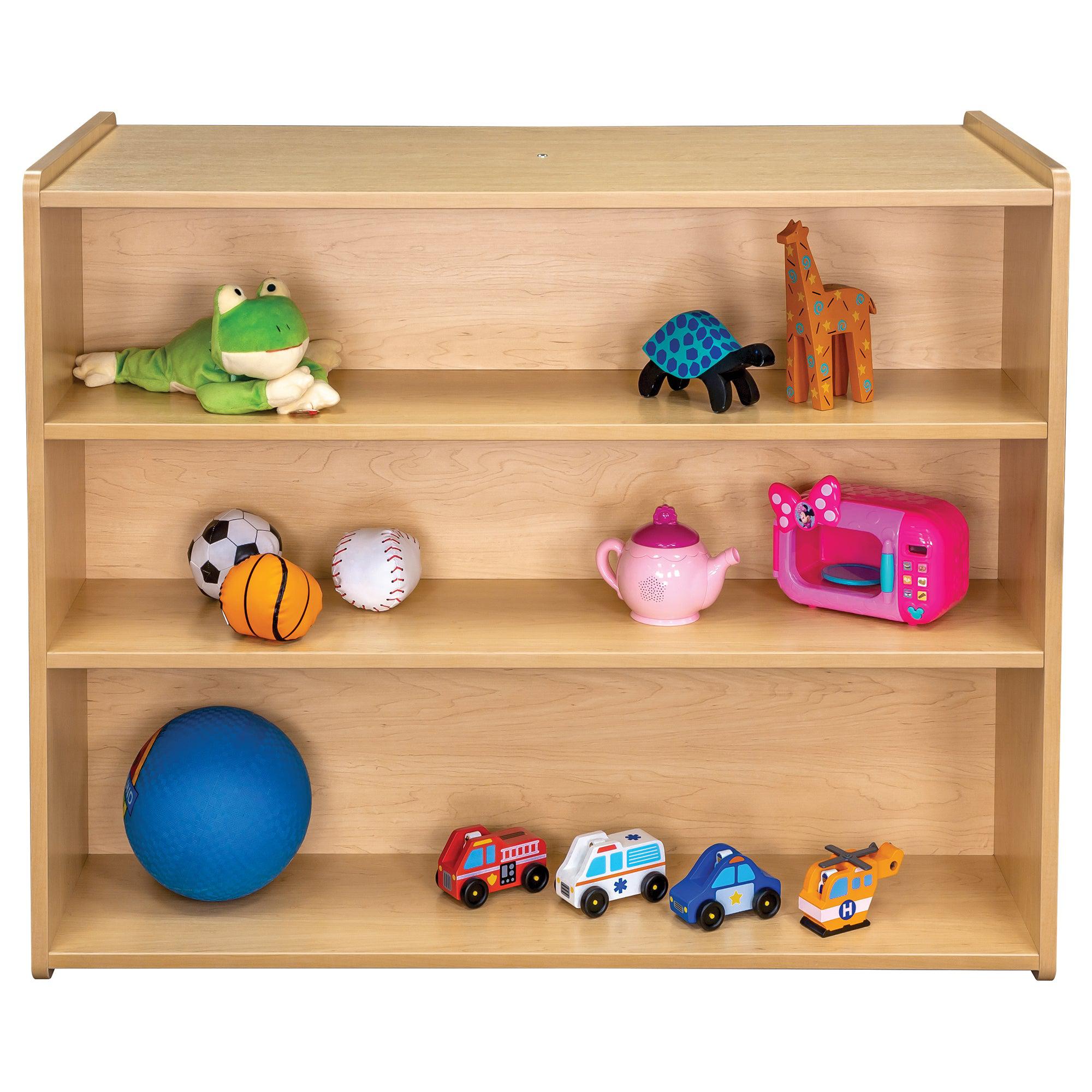 School Age Shelf Storage- Double Sided - Tot Mate School Age Shelf Storage- Double Sided - Tot Mate
