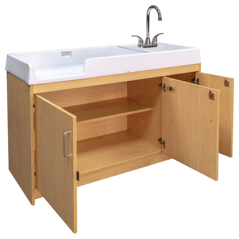 Infant Changing Table with Sink 59-1/2" Wide - Tot Mate Infant Changing Table with Sink 59-1/2" Wide - Tot Mate