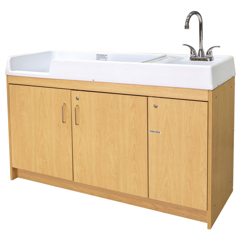 Infant Changing Table with Sink 59-1/2" Wide - Tot Mate Infant Changing Table with Sink 59-1/2" Wide - Tot Mate