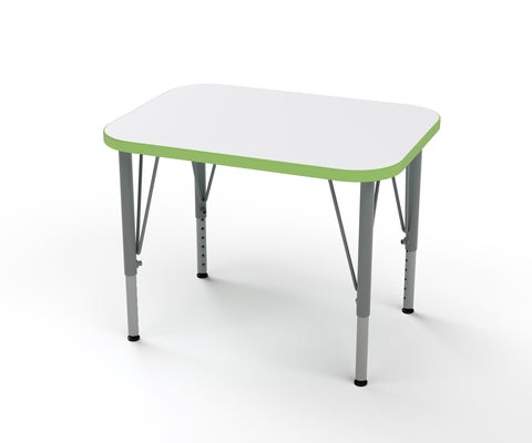 Versa Rectangle Desk - Small Worksurface- 27"W x 20"D - Tot Mate Versa Rectangle Desk - Small Worksurface- 27"W x 20"D - Tot Mate