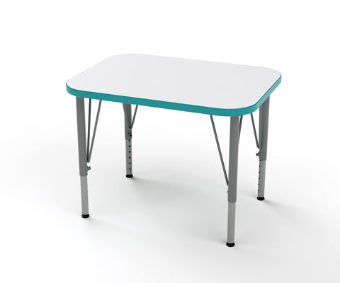 Versa Rectangle Desk - Small Worksurface- 27"W x 20"D - Tot Mate Versa Rectangle Desk - Small Worksurface- 27"W x 20"D - Tot Mate