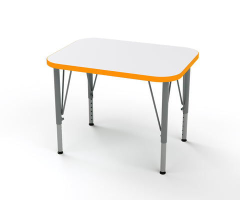 Versa Rectangle Desk - Small Worksurface- 27"W x 20"D - Tot Mate Versa Rectangle Desk - Small Worksurface- 27"W x 20"D - Tot Mate