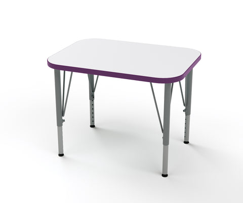 Versa Rectangle Desk - Small Worksurface- 27"W x 20"D - Tot Mate Versa Rectangle Desk - Small Worksurface- 27"W x 20"D - Tot Mate