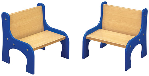 6" Activity Chair - Set of 2 Royal Blue