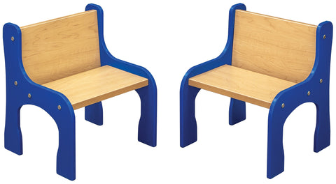 8" Kid's Activity Chair - Set of 2 Royal Blue
