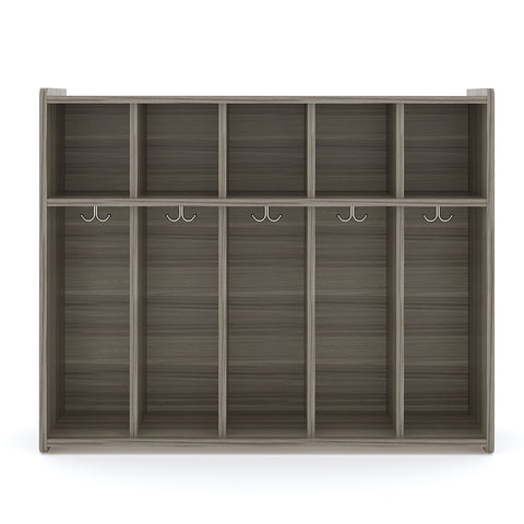 5-Section Wall Locker with Cubbies 46" Wide