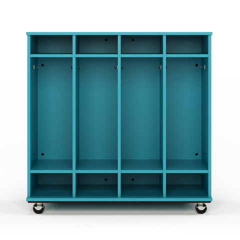 Open Mobile Locker with Shelf 48H