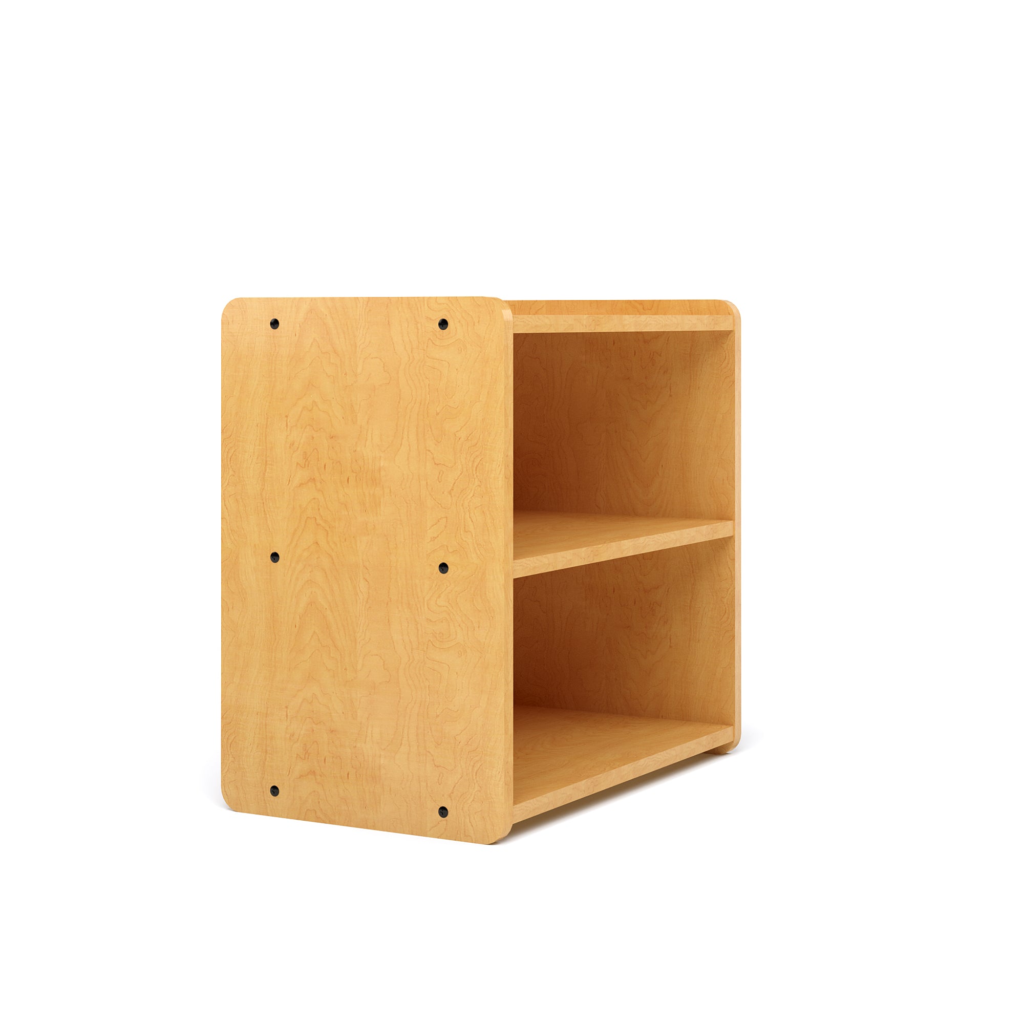 2-Shelf Storage Unit, 24H - Maple/Maple, Assembly Required by Tot Mate