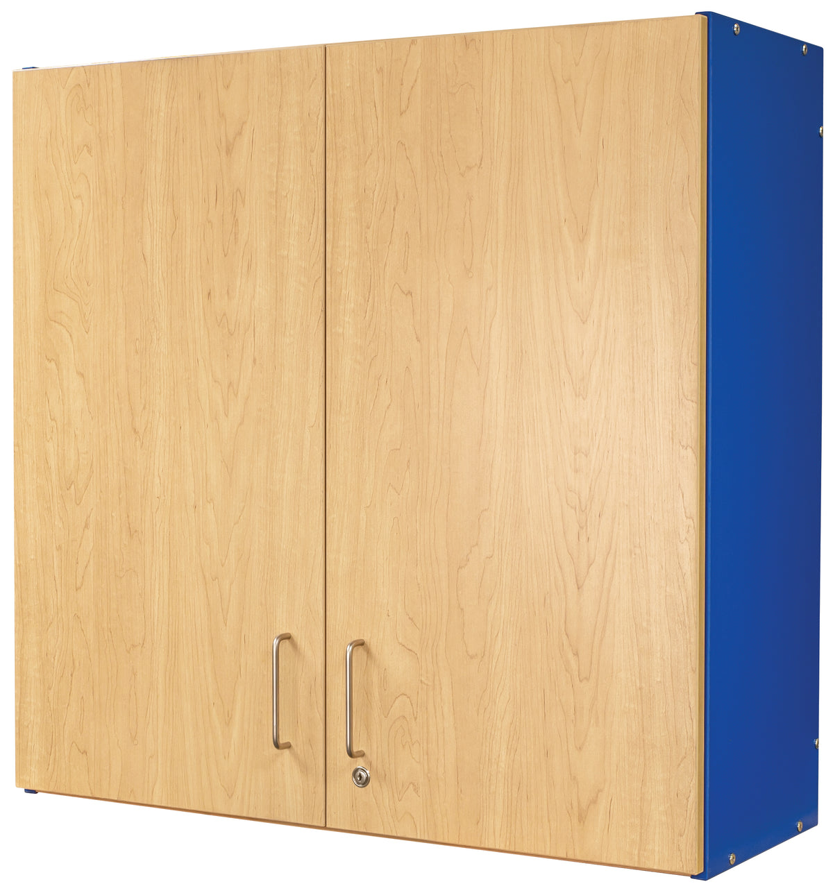 Royal Blue 4-Compartment Wall Cabinet 37" Wide
