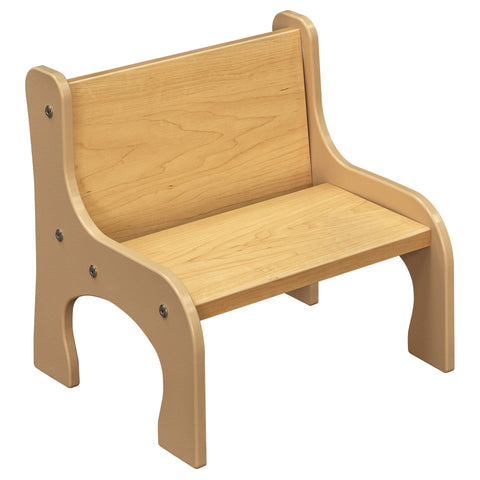 Young Child's Maple Wood Activity Chair