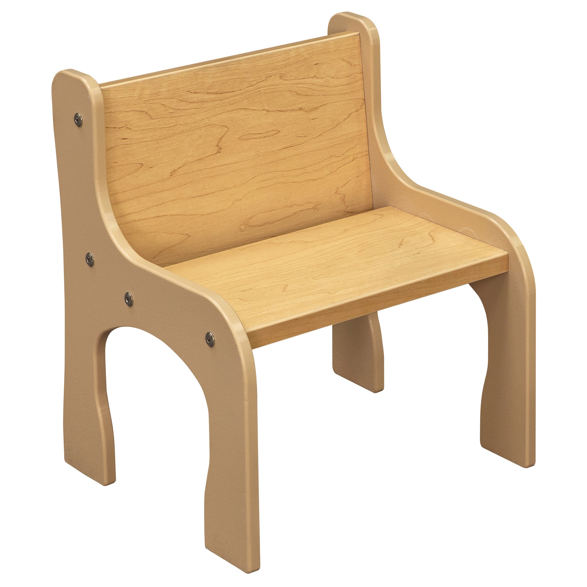 Eight Inch Child's Activity Chair Made From Maple Wood