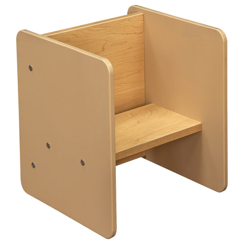 Adjustable Child's Activity Cube Chair to an Activity Table.