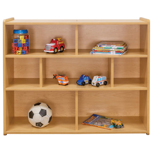 Compartment Storage Shelf - 46" Wide - Maple - Tot Mate
