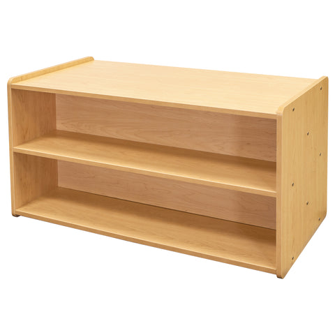 Toddler Shelf Storage- Double Sided 46" Wide
