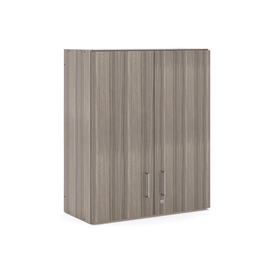3-Level Classroom Storage Cabinet - Wall Mounted Cabinet in Elm - Tot Mate Teacher Storage