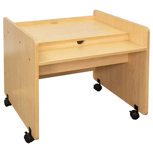 Single Mobile Desk 30" Wide - Tot Mate