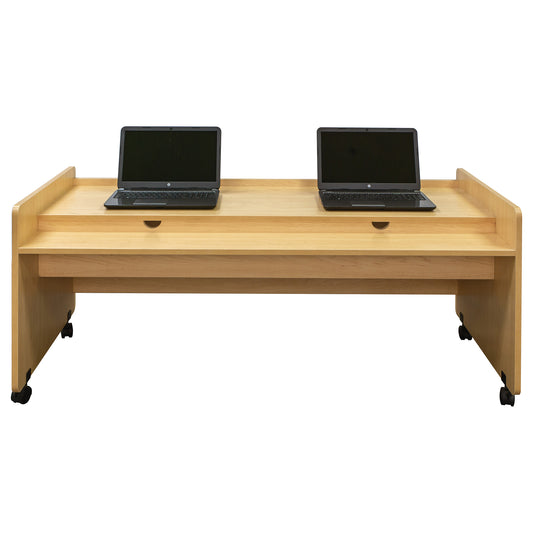 Double Mobile Desk 60" Wide - Tot Mate