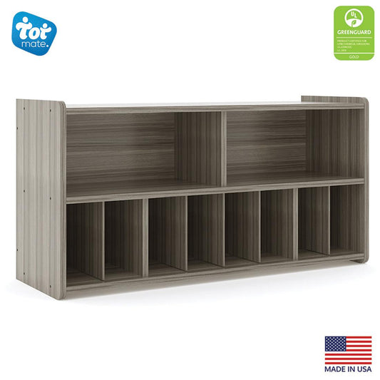 Wall Diaper Storage 46" Wide - Diaper Organizer - Shadow Elm - Tot Mate