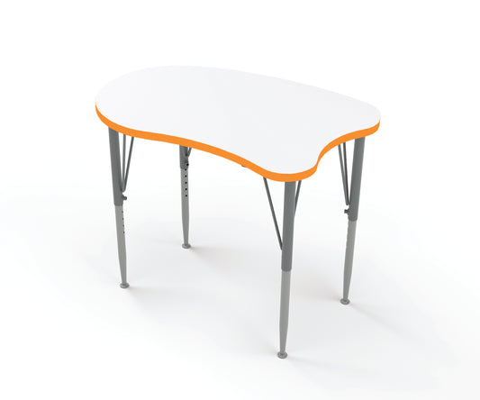 Versa Curve Desk - Large Worksurface 38.7"W x 24"D - Tot Mate